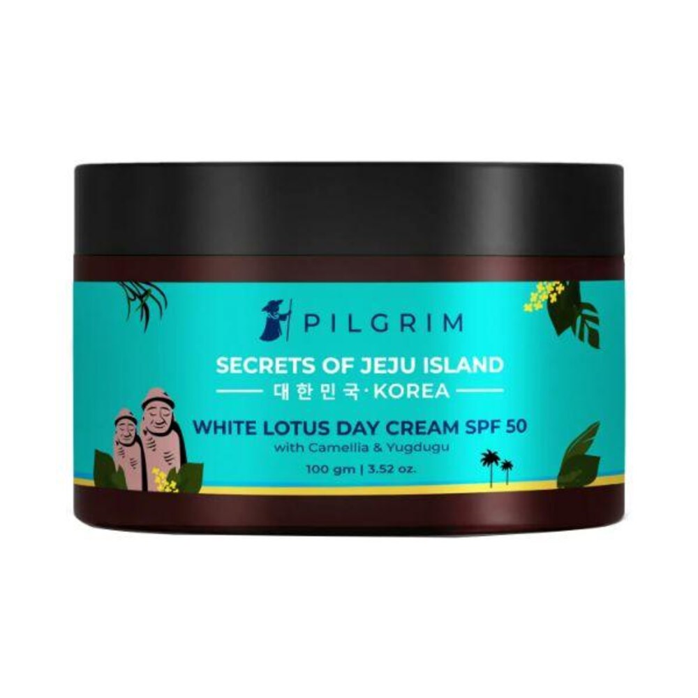 PILGRIM WHITE LOTUS DAY CREAM SPF50 100G