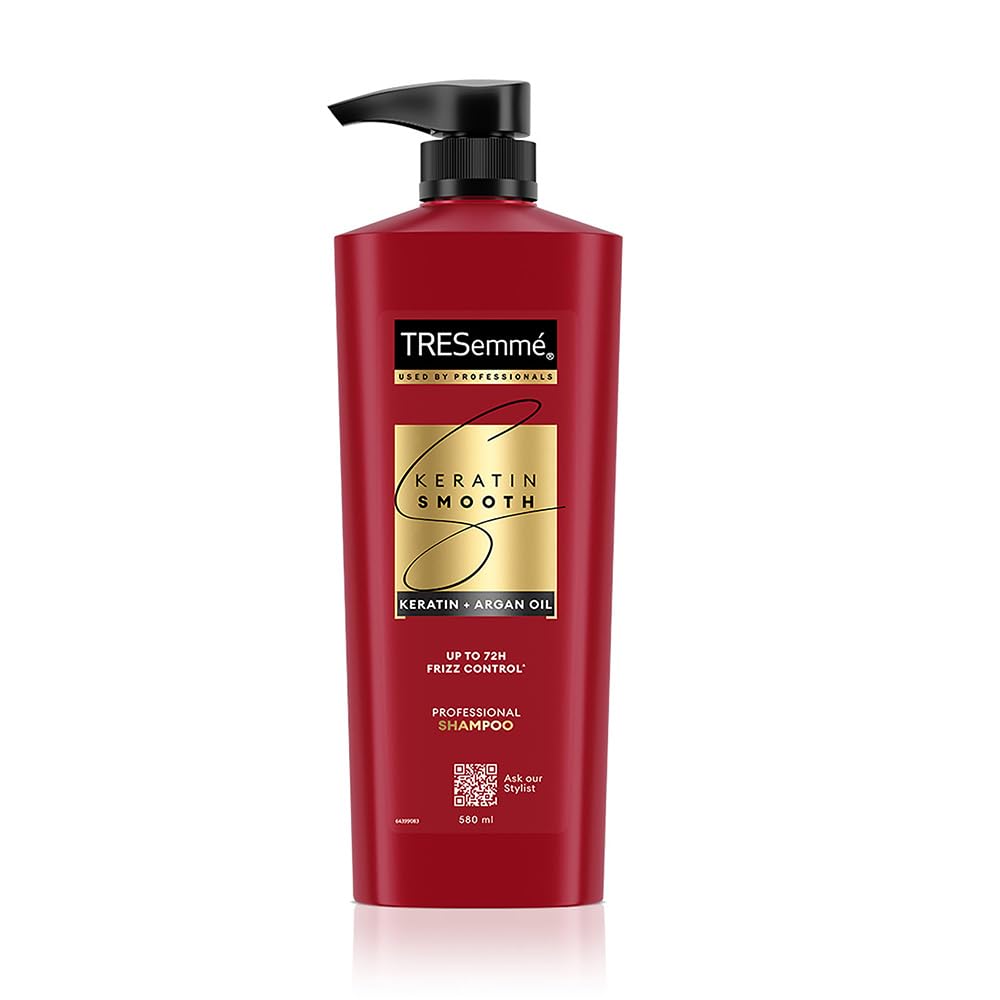 TRESEMME KERTAIN SMOOTH KERATIN + ARGAN OIL SHAMPOO 580ML