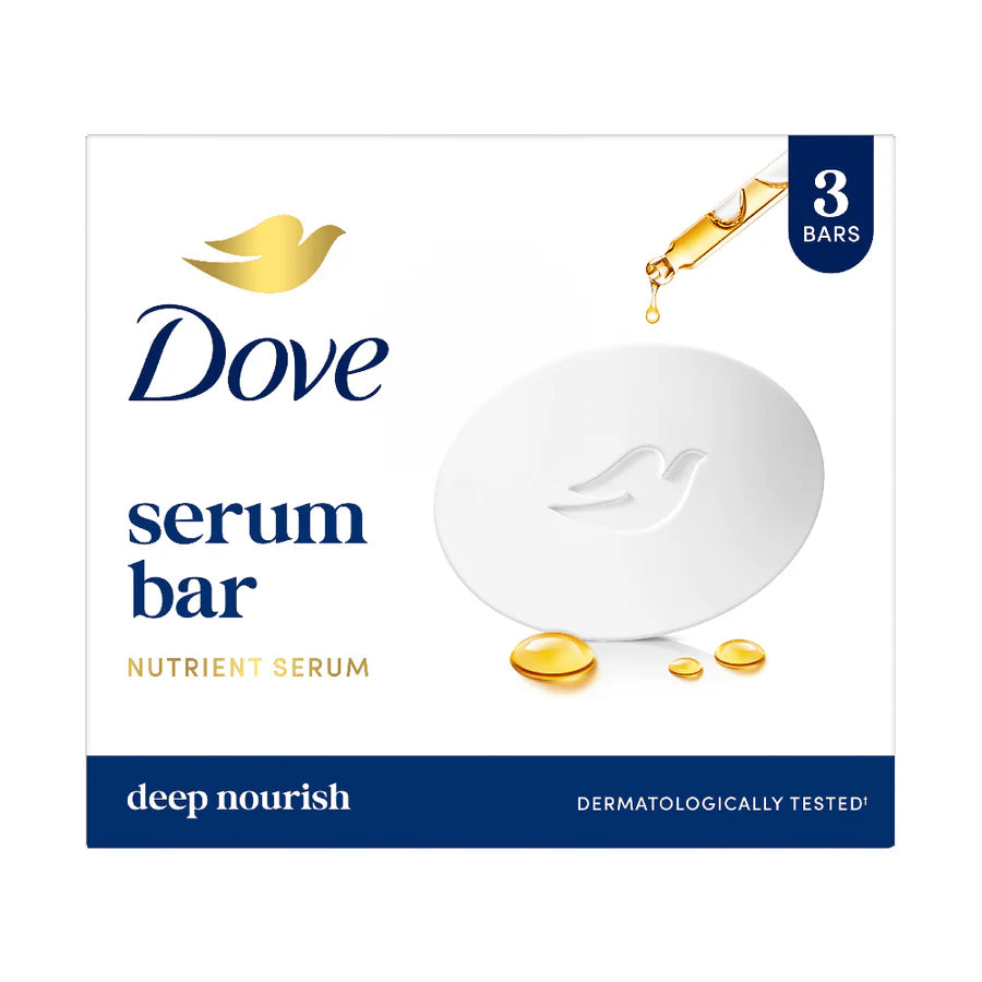 DOVE NUTRIENT SERUM BAR SOAP 125G 3NET