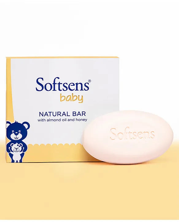 SOFTSENS BABY NATURAL BAR ALMOND OIL AND HONEY 300G