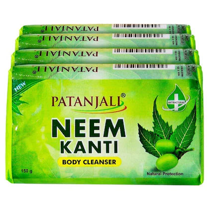 PATANJALI NEEM KANTI BODY CLEANSER SOAP 3NET 150G