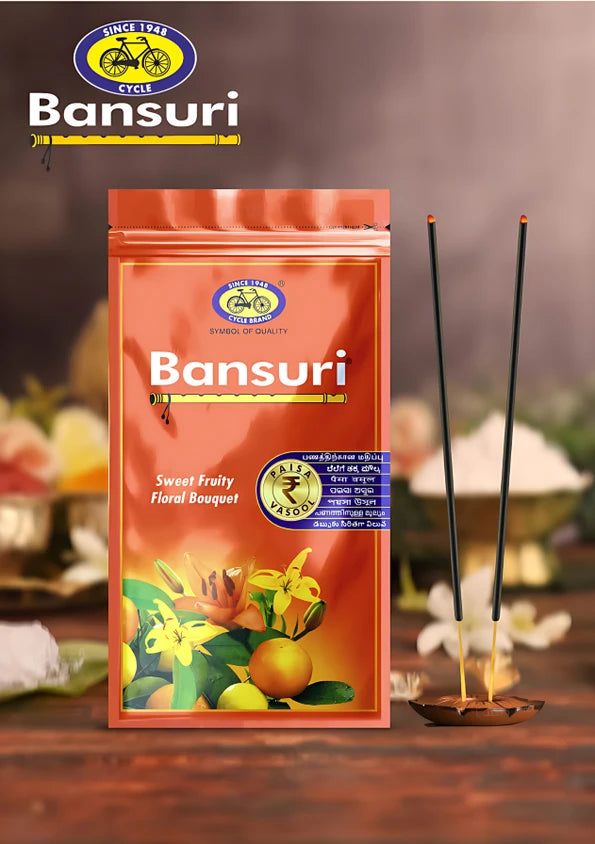 CYCLE BANSURI SWEET FRUITY AGARBATHI 250G