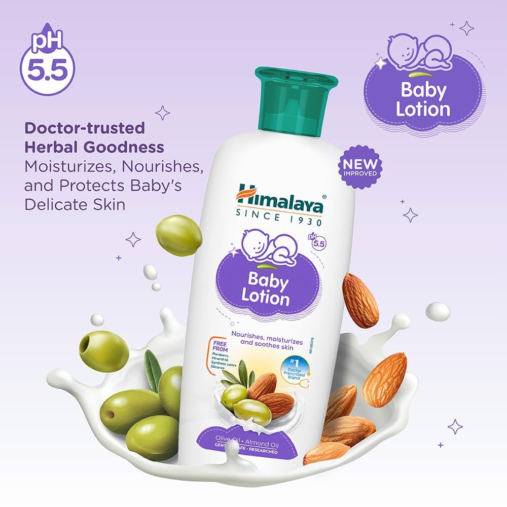 HIMALAYA BABY LOTION NOURISHES MOISTURIZES 200ML