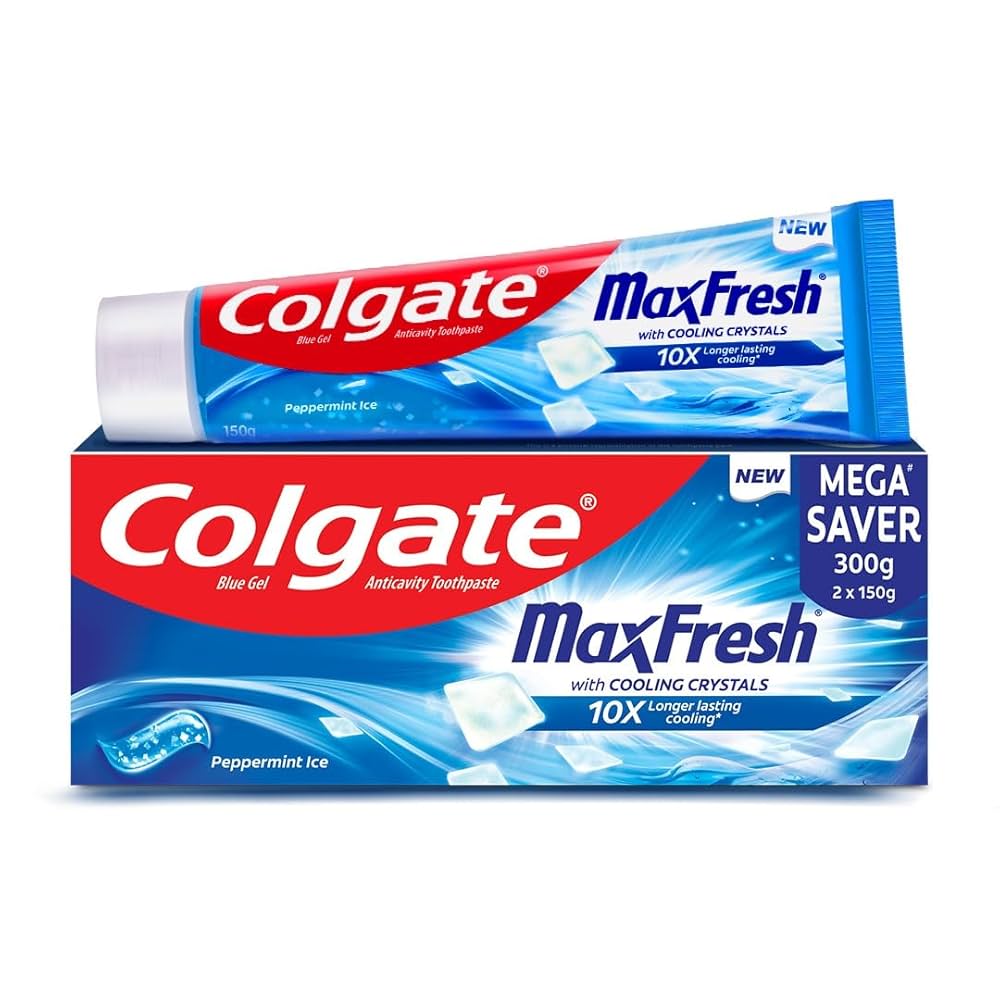 COLGATE MAXFRESH BLUEGEL TOOTHPASTE 300G