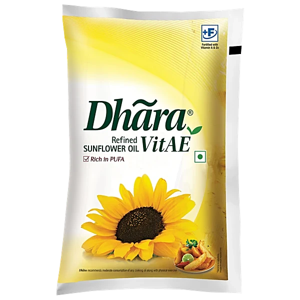 DHARA VITAE SUNFLOWER OIL 1LTR